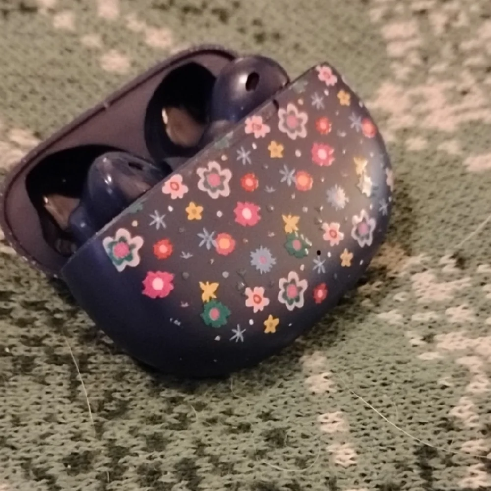 Floral Patterned Blue Case - Picture 4 of 7